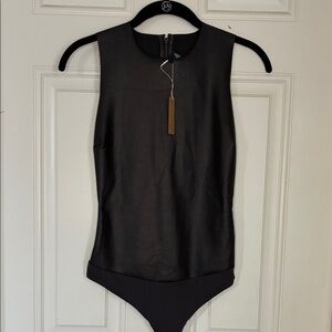 SKIMS Faux LeatherBodysuit